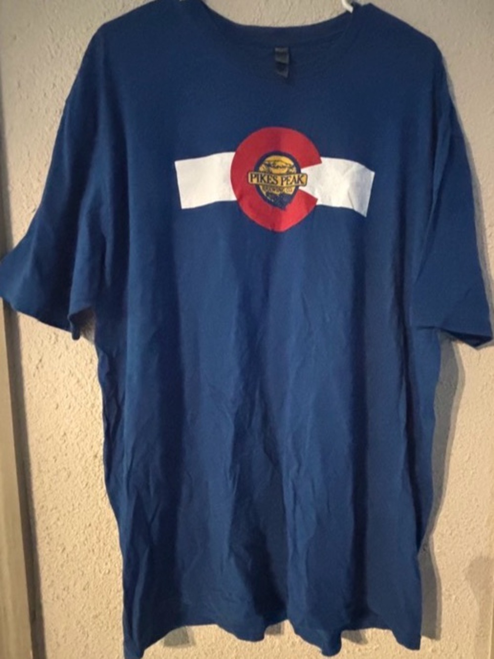 Pikes Peak Brewing Co.  Men's Blue T-Shirt Size XXL NWOT